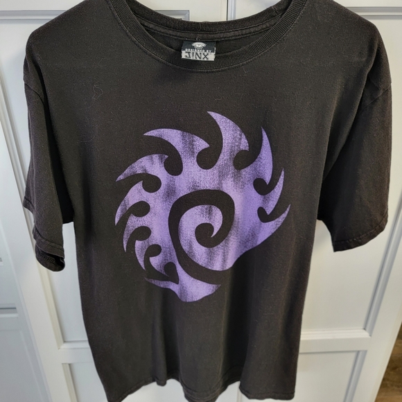 Vintage StarCraft II Medium Zerg Logo Blizzard Entertainment T-Shirt Jinx Gaming - Picture 9 of 9